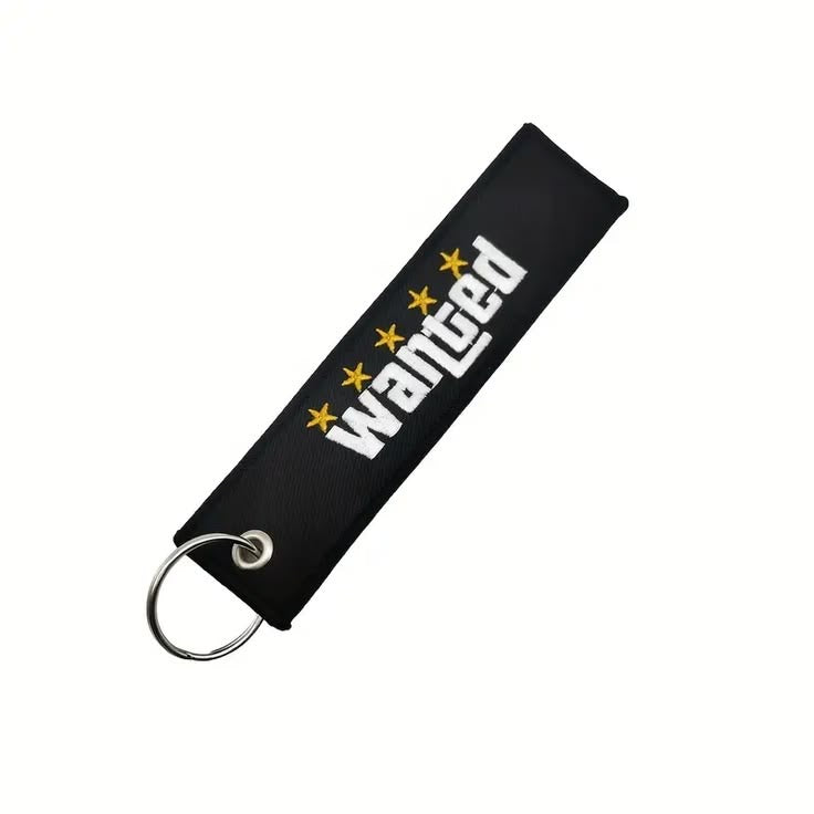 “Wanted” Key Chain (Pre-order)