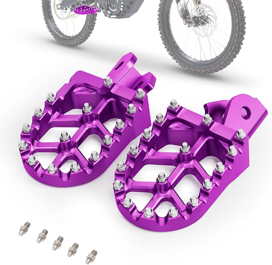 Purple Foot Pegs (Pre-order)